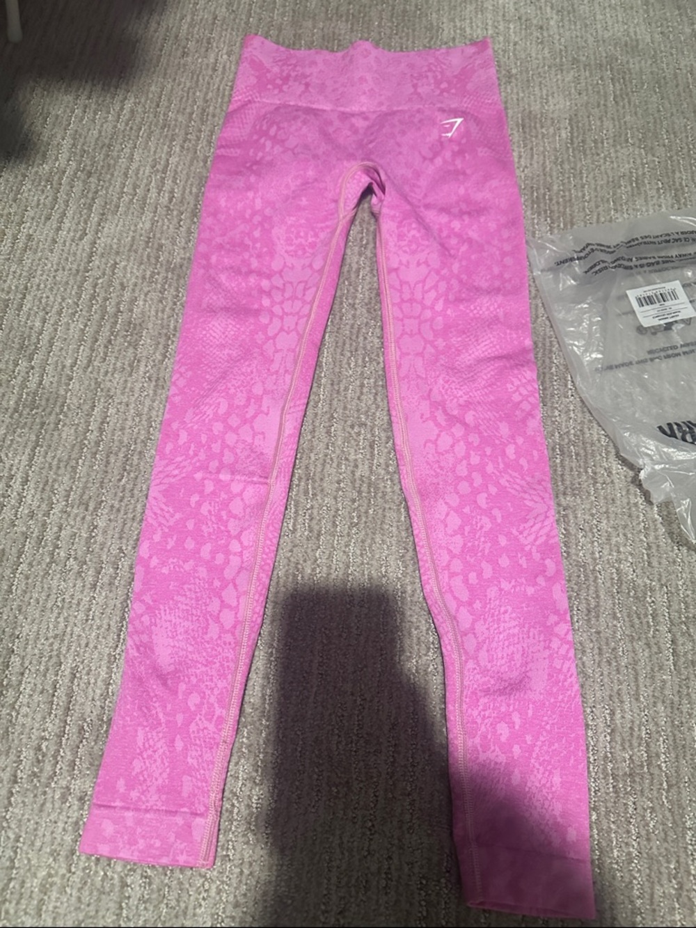 Gymshark Adapt Animal Pink Seamless Leggings XS Body fit